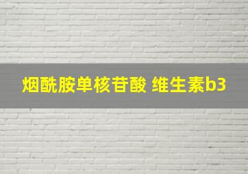 烟酰胺单核苷酸 维生素b3